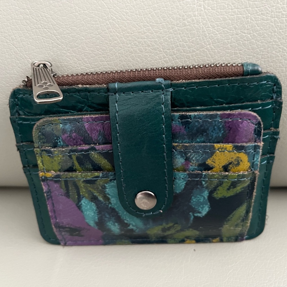 Patricia Nash deep blue nature Cassis wallet